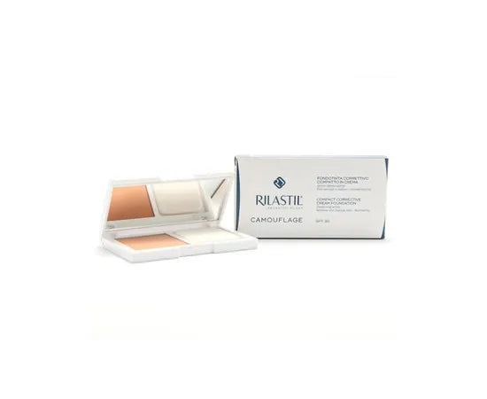 Rilastil Camouflage Kompakt-Creme-Make-up LSF30 Farbe Sand 40 8G