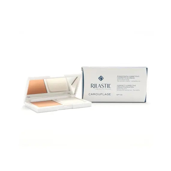 Rilastil Camouflage Fondotinta Compatto in Crema Spf30 Colore Sand 40 8g | Acquista Online su Farmaclick
