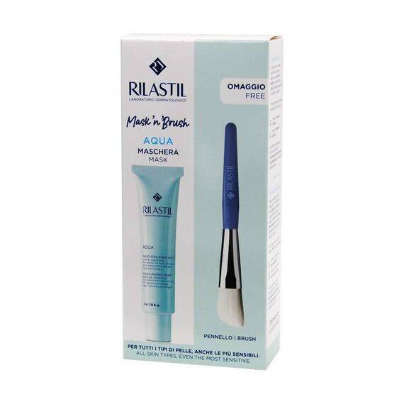 Rilastil Aqua Maschera Idratante 75ml con Pennello in Omaggio | Acquista Online su Farmaclick