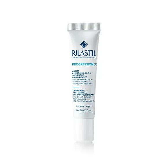 Rilastil Progression + Crema Contorno Occhi Anti Rughe Uniformante 15ml | Acquista Online su Farmaclick