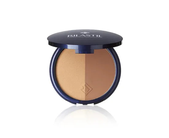 Rilastil Make-up Puder Kompakt-Rouge Zweifarbig LSF 15