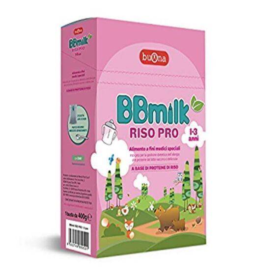 Bb Milk Riso Pro Alimento a Base di Proteine di Riso 1-3 Anni 1 Busta da 400g | Acquista Online su Farmaclick