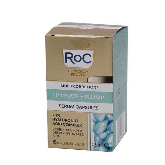 Roc Multi Correxion Hydrater + Plump Siero in Capsule con Acido Ialuronico Complex 30 Capsule | Acquista Online su Farmaclick