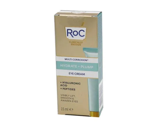 Roc Multi Correxion Hydrate + Plump Augencreme mit Hyaluronsäure 15 ml