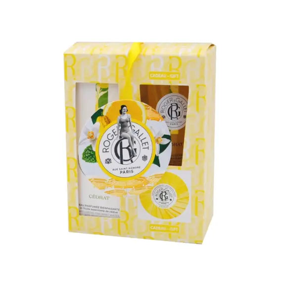 Roger & Gallet Cedrat Cofanetto Regalo Acqua Profumata 100 Ml + Saponetta 50 Gr + Gel Doccia 50 Ml | Acquista Online su Farmaclick