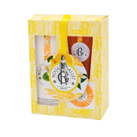 Roger & Gallet Neroli Cofanetto Regalo Acqua Profumata 100 Ml + Saponetta 50 Gr + Gel Doccia 50 Ml | Acquista Online su Farmaclick