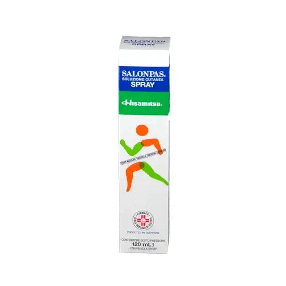 Salonpas Spray Soluzione Cutanea 2,1 G + 3,84 G + 3,6 G 120 Ml | Acquista Online su Farmaclick