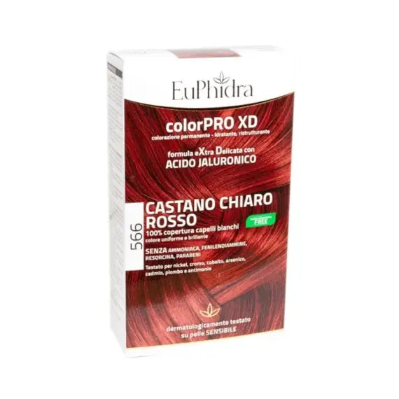Euphidra Colorpro Xd 566 Tonalitã Castano Chiaro Rosso Sangria | Acquista Online su Farmaclick