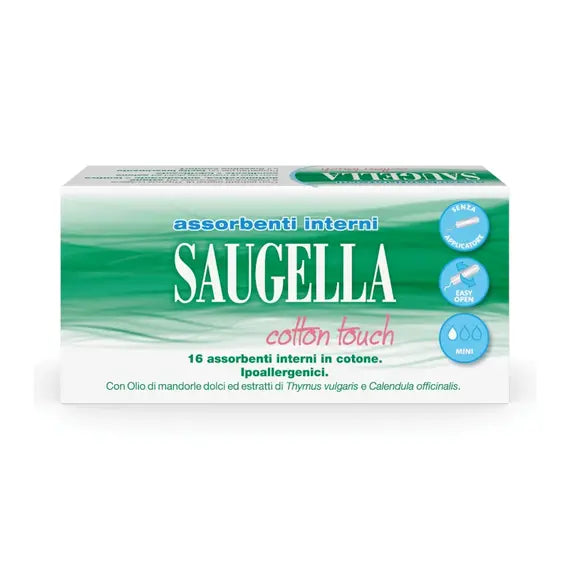 Saugella Cotton Touch Assorbenti Interni Mini 16 Pezzi Taglio Prezzo | Acquista Online su Farmaclick