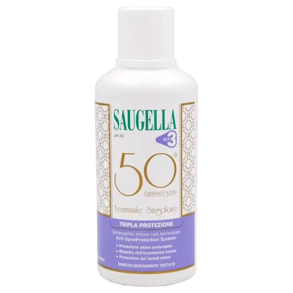 Saugella 50 Anniversary Acti3 Detergente Intimo Tripla Protezione 500 Ml | Acquista Online su Farmaclick