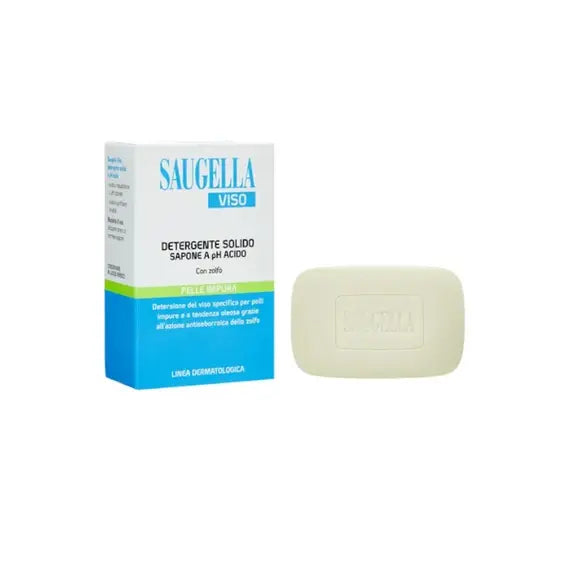 Saugella Detergente Viso Solido Allo Zolfo 100 Gr | Acquista Online su Farmaclick