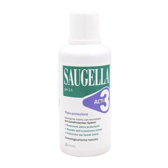 Saugella Acti3 Detergente Intimo Tripla Protezione 500ml | Acquista Online su Farmaclick