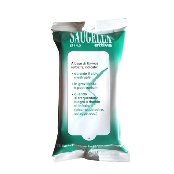 Saugella Attiva Salviettine Intime Detergenti 15 Salviette | Acquista Online su Farmaclick