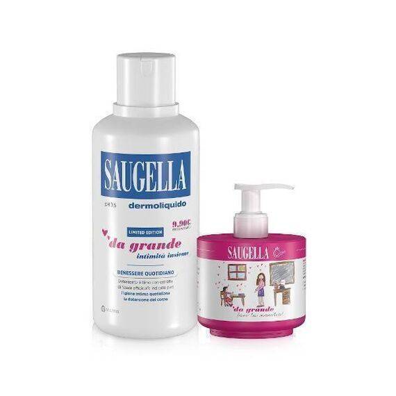 Saugella da Grande Detergente Intimo per il Benessere Quotidiano 500ml + Saugella Girl 150ml | Acquista Online su Farmaclick