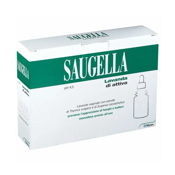 Saugella Lavanda Vaginale Attiva 140 Ml 4 Pezzi | Acquista Online su Farmaclick