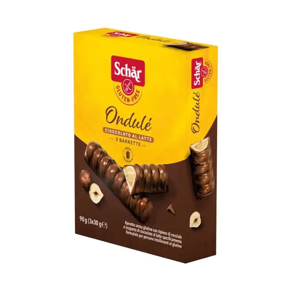 Schar Ondulã¨ 3 Barrette Al Cioccolato Al Latte Senza Glutine | Acquista Online su Farmaclick