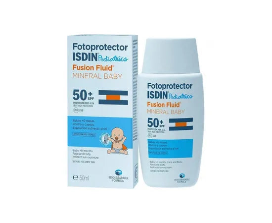 Isdin Pediatrics Fotoprotector Spf 50+ Fusion Fluid Mineral Baby 50 Ml