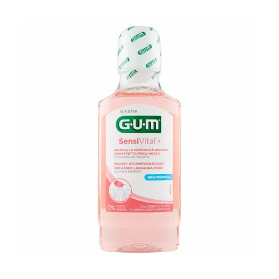 Gum Sunstar Sensivital + Collutorio Al Fluoro 300 Ml | Acquista Online su Farmaclick