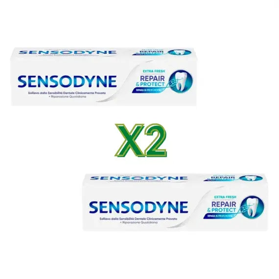Sensodyne Repair & Protect Extra Fresh 2 Tubi da 75 Ml | Acquista Online su Farmaclick