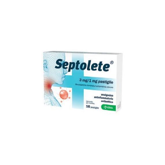 Krka Septolete 16 Pastiglie 3 Mg + 1 Mg Aroma Eucalipto | Acquista Online su Farmaclick