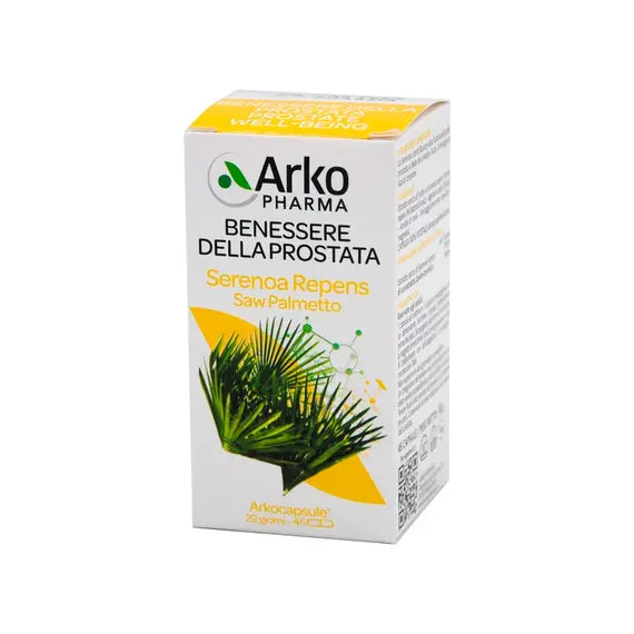 Arkopharma Serenoa Repens Integratore per le Vie Urinarie 45 Arkocapsule | Acquista Online su Farmaclick