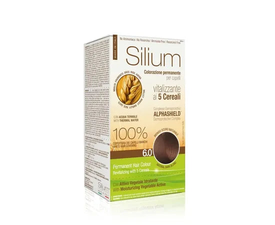 Silium Dauerhafte Haarfarbe Revitalisierend Mit 5 Getreidesorten 6.0 Dunkelblond Natur