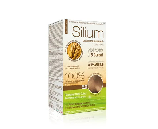 Silium Dauerhafte Haarfarbe Revitalisierend Mit 5 Getreidesorten 8.0 Helles Naturblond