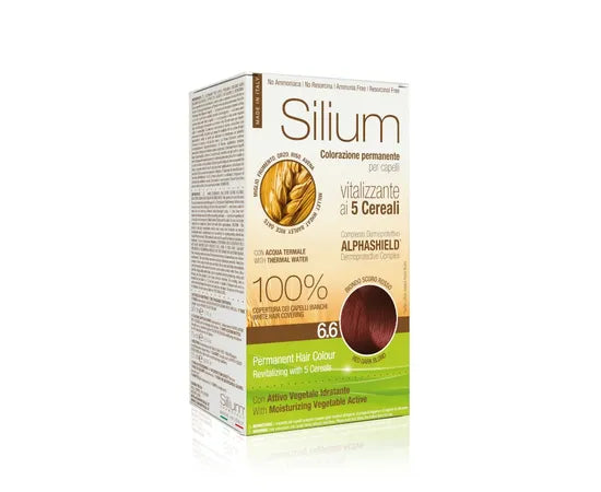 Silium Permanente Haarfarbe Revitalisierend Mit 5 Getreidesorten 6.6 Dunkelblond Rot