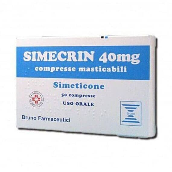 Simecrin 40 Mg 50 Compresse Masticabili per Meteorismo | Acquista Online su Farmaclick