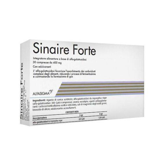 Sinaire Forte Integratore Contro i Gas Intestinali 30 Compresse | Acquista Online su Farmaclick
