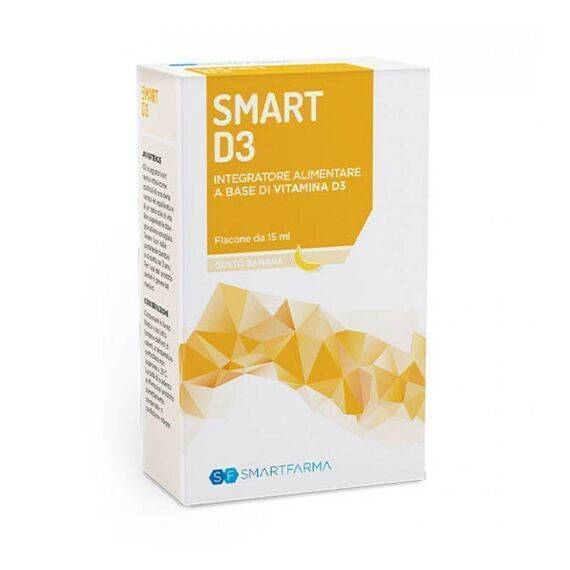 Smart D3 Integratore di Vitamina D 15ml Gusto Banana | Acquista Online su Farmaclick
