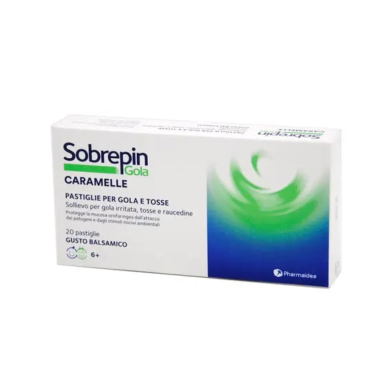 Sobrepin Gola Caramelle per Gola e Tosse Gusto Menta 20 Pastiglie | Acquista Online su Farmaclick
