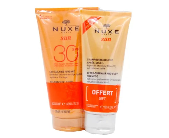 Nuxe Sun 30 SPF 150 ml con Gift Nuxe Shampoo Doccia Dopo Sole 100 ml
