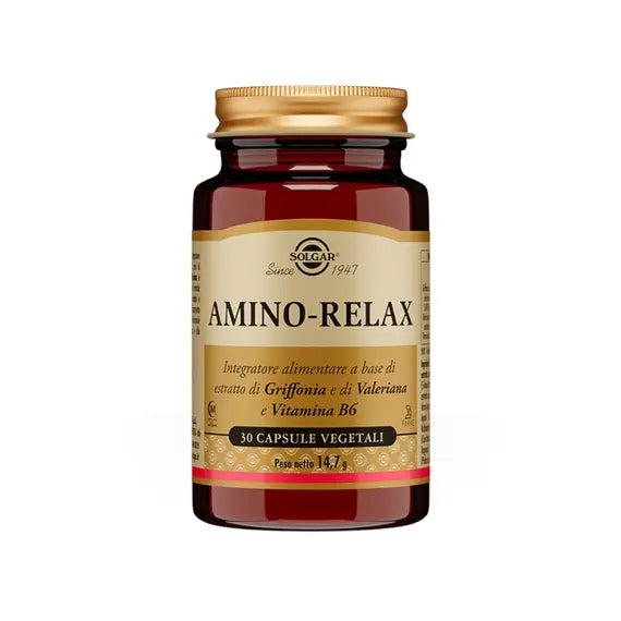 Solgar Amino Relax Integratore per L'umore e il Sonno 30 Capsule | Acquista Online su Farmaclick