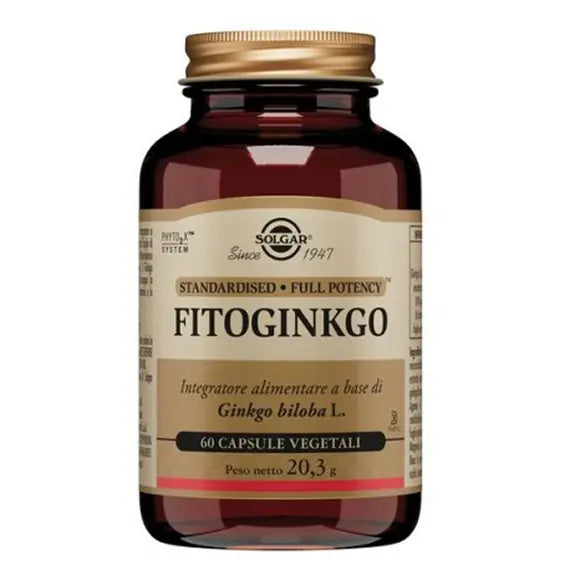 Solgar Fitoginkgo 60 Capsule Integratore Alimentare Antiossidante e per la Funzione Celebrale | Acquista Online su Farmaclick