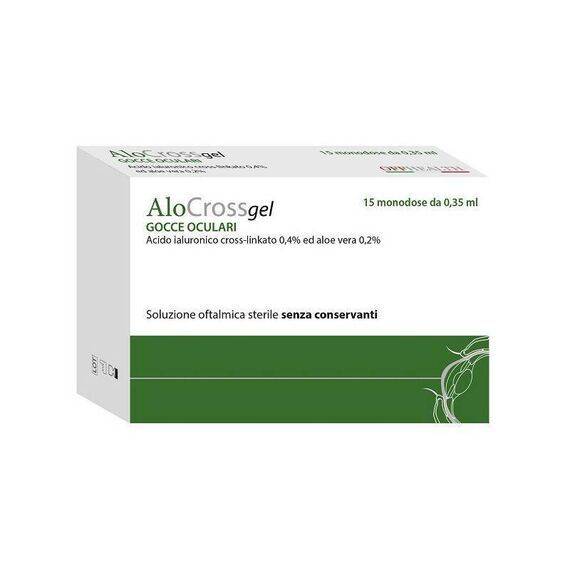 Alocross Soluzione Oftalmica Lubrificante a Base di Acido Ialuronico 15 Oftioli 0,35 Ml | Acquista Online su Farmaclick
