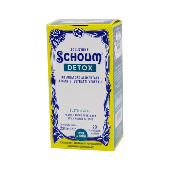 Soluzione Schoum Linea Benessere Detox 20 Stick | Acquista Online su Farmaclick