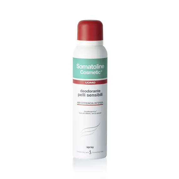 Somatoline Cosmetic Uomo Deodorante per Pelli Sensibili Spray 150ml | Acquista Online su Farmaclick