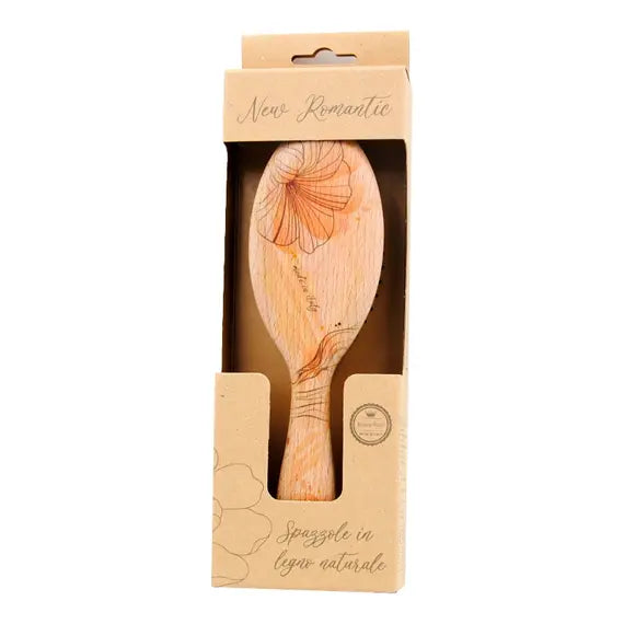 Beautytime New Romantic Spazzola Ovale Grande Floris in Legno Naturale | Acquista Online su Farmaclick