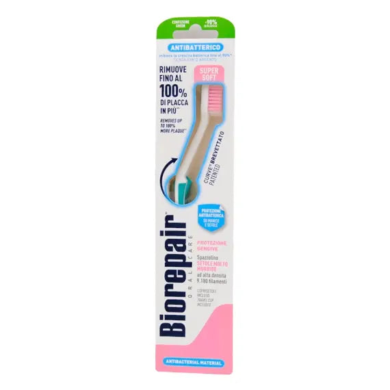 Biorepair Curve Super Soft Spazzolino Setole Morbide Antibatterico | Acquista Online su Farmaclick