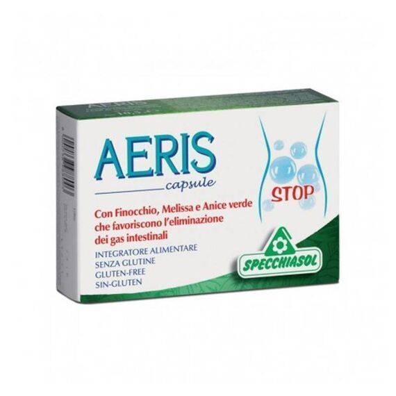 Aeris 30 Capsule Integratore Alimentare per Eliminare Gas Intestinali | Acquista Online su Farmaclick