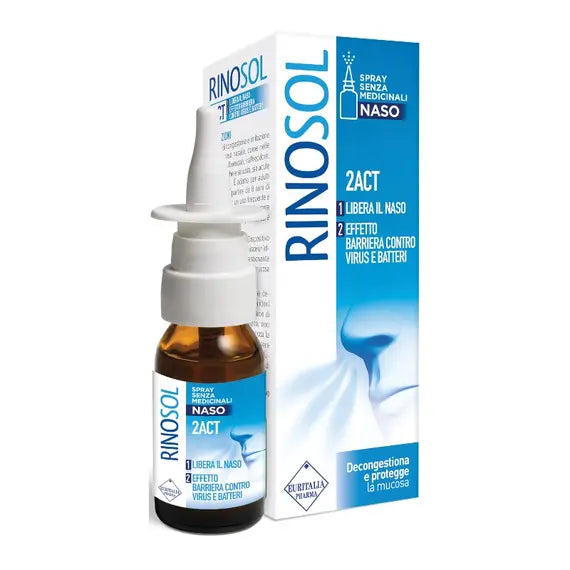 Rinosol 2act Spray Naso 15 Ml | Acquista Online su Farmaclick