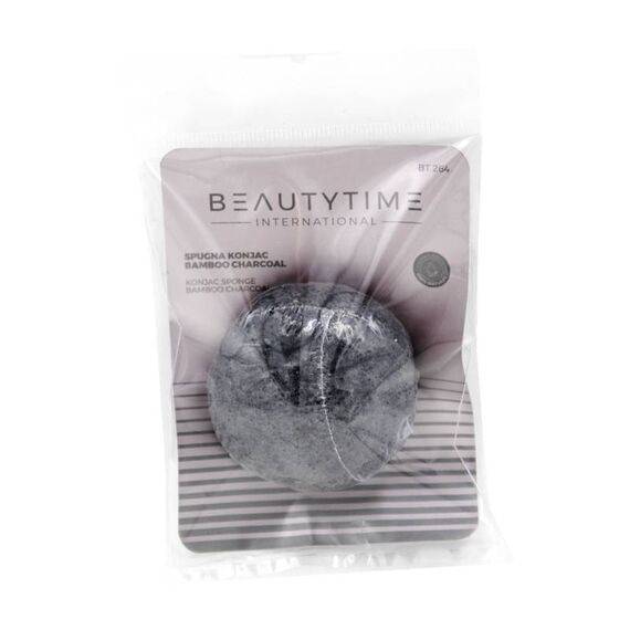 Beautytime Spugna Viso Konjac Bamboo Charcoal 1 Pezzo | Acquista Online su Farmaclick