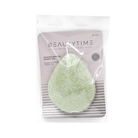 Beautytime Spugna Viso Konjac Green Tea 1 Pezzo | Acquista Online su Farmaclick