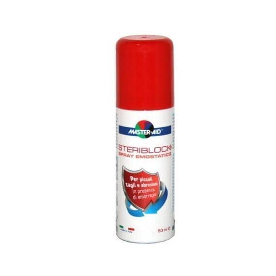 Master Aid Steriblock Spray Emostatico per Tagli Ed Abrasioni 50 Ml | Acquista Online su Farmaclick