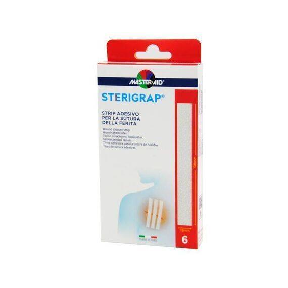Master Aid Strip Adesivo per la Sutura della Ferita 6 Strip da 10 Cm X 12 Mm | Acquista Online su Farmaclick