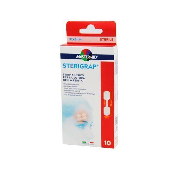 Master Aid Strip Adesivo per la Sutura della Ferita 10 Strip da 3,2 Cm X 8 Mm | Acquista Online su Farmaclick