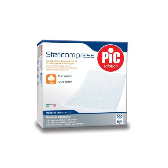 Stericompress Pic Pikdare 100 Garze Sterili 10x10 Cm | Acquista Online su Farmaclick