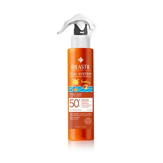 Rilastil Sun System Baby Spf 50 Spray Pelle Sensibile 200 Ml | Acquista Online su Farmaclick