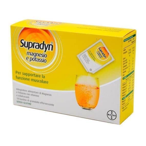 Supradyn Magnesio e Potassio Integratore di Sali Minerali 14 Bustine | Acquista Online su Farmaclick